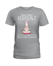People should seriously Ladies T-Shirt tile