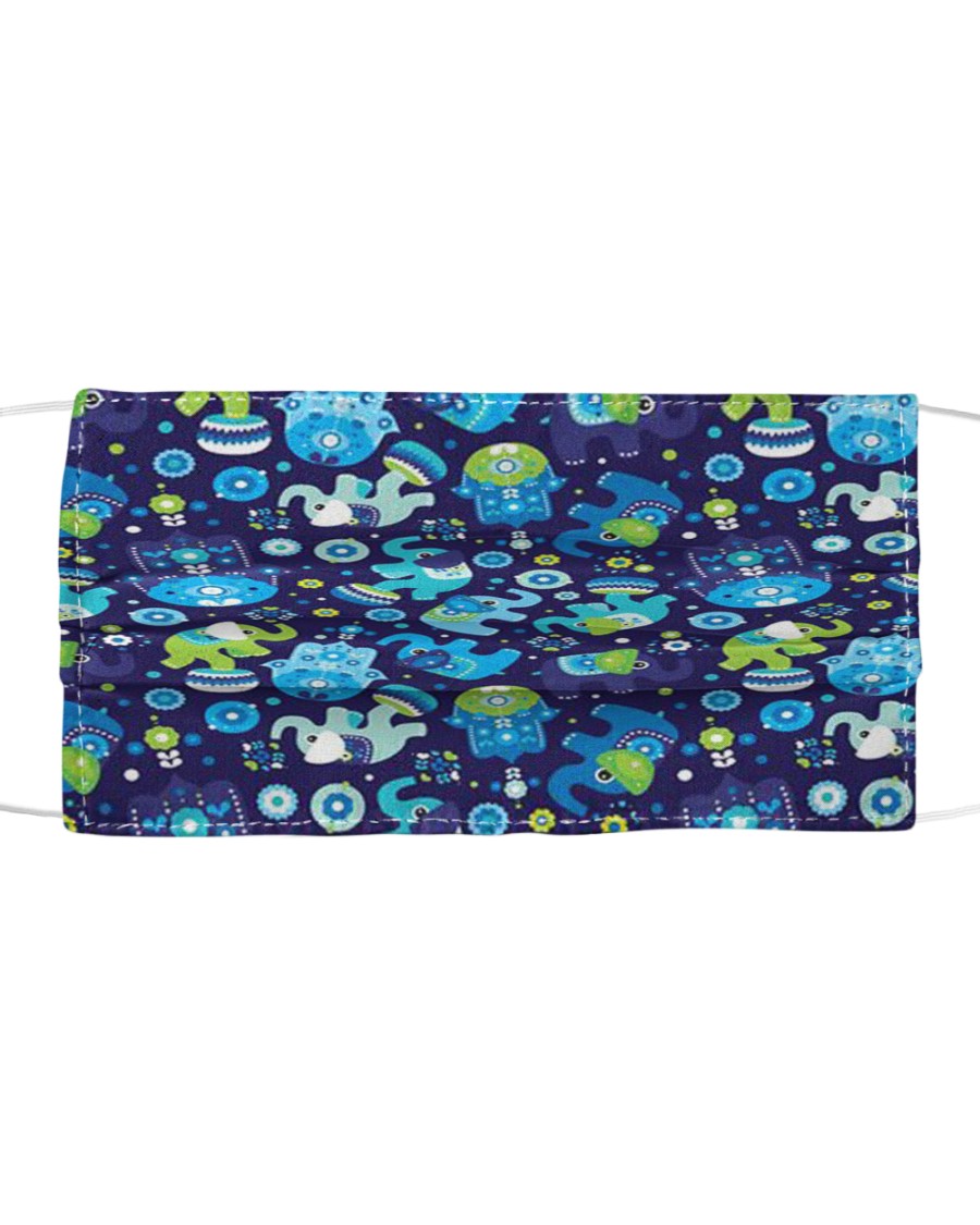 Elephant Face 2984 Cloth face mask