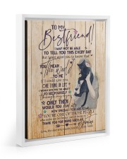 Canvas Best friend Floating Framed Canvas Prints White tile