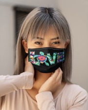 Turtle Mask love Cloth face mask aos-face-mask-lifestyle-18