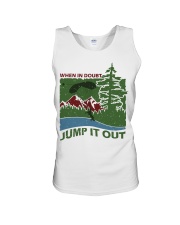 when in doubt jump it out Unisex Tank tile