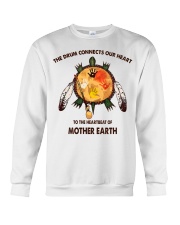 The drum connects our heart Crewneck Sweatshirt tile