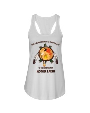 The drum connects our heart Ladies Flowy Tank tile