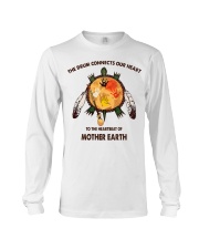The drum connects our heart Long Sleeve Tee tile