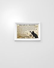 Waiting at the door 17x11 Poster poster-landscape-17x11-lifestyle-02