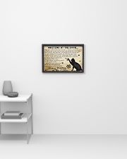 Waiting at the door 17x11 Poster poster-landscape-17x11-lifestyle-04
