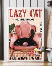 Lazy cat living room 11x17 Poster lifestyle-poster-4