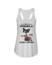 I'm a bookaholic Ladies Flowy Tank tile