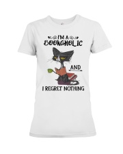 I'm a bookaholic Premium Fit Ladies Tee tile