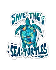Save the Turtle Sticker - 4 pack (Vertical) front
