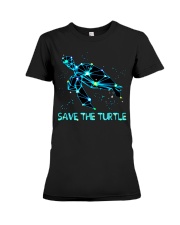 Turtles galaxy Premium Fit Ladies Tee tile