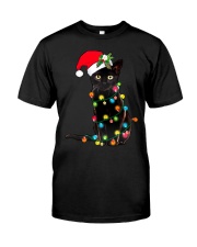 Black cat Christmas 2020 Premium Fit Mens Tee tile