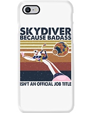 Skydiver because badass Phone Case tile