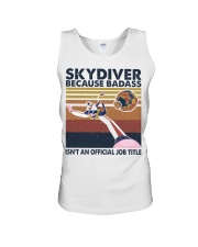 Skydiver because badass Unisex Tank tile