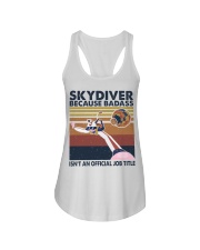 Skydiver because badass Ladies Flowy Tank tile