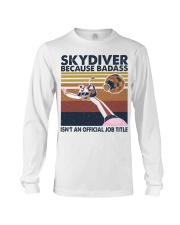 Skydiver because badass Long Sleeve Tee tile