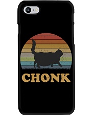 black cat chonk Phone Case tile