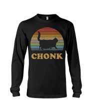 black cat chonk Long Sleeve Tee tile