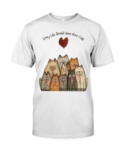 Every life should have nine cats Premium Fit Mens Tee tile