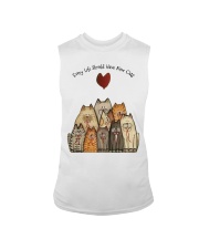 Every life should have nine cats Sleeveless Tee tile