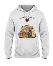 Every life should have nine cats Hooded Sweatshirt tile