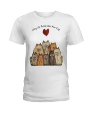 Every life should have nine cats Ladies T-Shirt tile