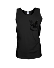 black cat bag Unisex Tank tile