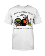 this witch needs books Premium Fit Mens Tee tile
