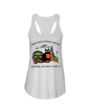 this witch needs books Ladies Flowy Tank tile