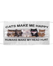 Cat 5166 Orders ship within 3 to 5 business days Cloth face mask front