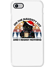 Black cat Christmas 3 Phone Case tile