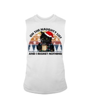 Black cat Christmas 3 Sleeveless Tee tile