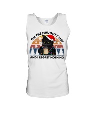 Black cat Christmas 3 Unisex Tank tile