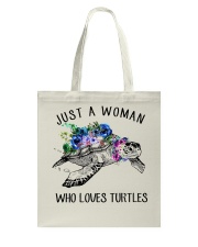 WHO LOVES TURTLE Tote Bag tile