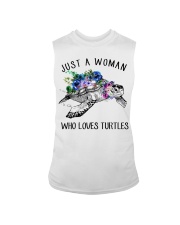 WHO LOVES TURTLE Sleeveless Tee tile