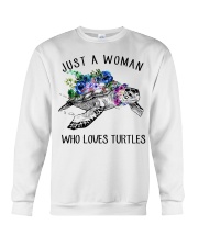 WHO LOVES TURTLE Crewneck Sweatshirt tile
