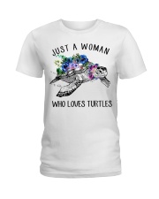 WHO LOVES TURTLE Ladies T-Shirt tile