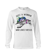 WHO LOVES TURTLE Long Sleeve Tee tile