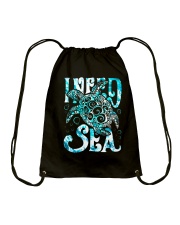 I need sea Drawstring Bag tile