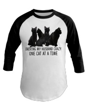 Driving my husband crazy Baseball Tee tile
