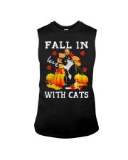 Fall in with cats Sleeveless Tee tile