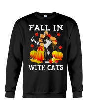 Fall in with cats Crewneck Sweatshirt tile