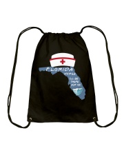 florida -nurse Drawstring Bag tile