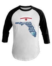 florida -nurse Baseball Tee tile