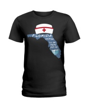 florida -nurse Ladies T-Shirt tile