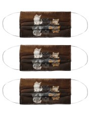 Cat 555 Orders ship within 3 to 5 business days Cloth Face Mask - 3 Pack front