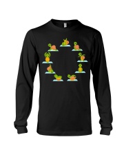 Sea Turtles yoga Long Sleeve Tee tile