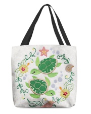 Turtle lady All-Over Tote All-over Tote front