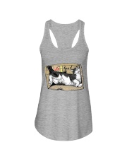 cat life good Ladies Flowy Tank tile