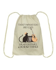 That is what i do i pet cats Drawstring Bag tile